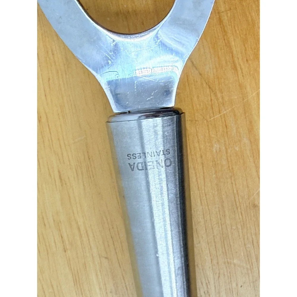 Oneida Stainless Steel Spatula Black Nylon Head Kitchen Turner 11831